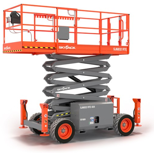 Sakselift batteri arb.h <12m platformbredde>90cm